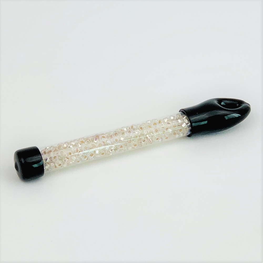 3/$30 NWT Iridescent & Silver Crystal Czech Beads - Picture 4 of 7